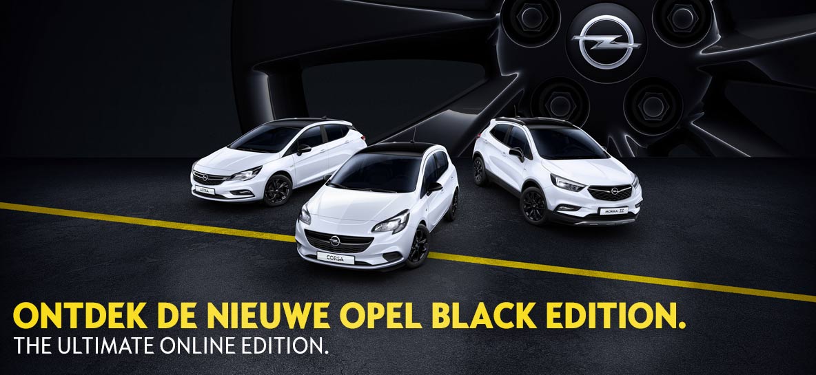 Nieuw: Opel Black Edition
