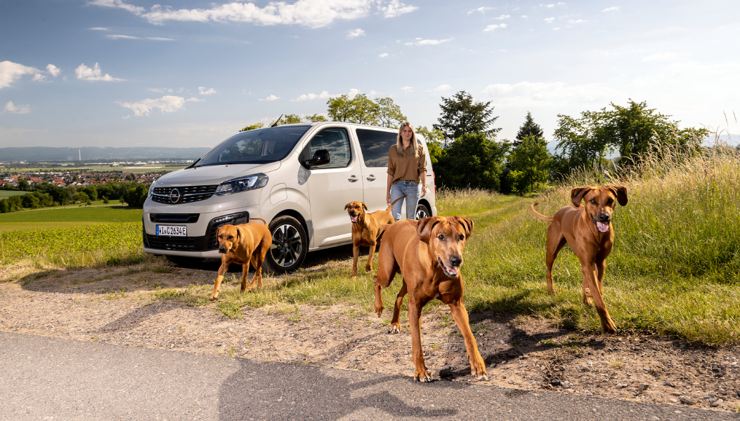 De Opel Zafira-e is ideaal voor dierenvriend